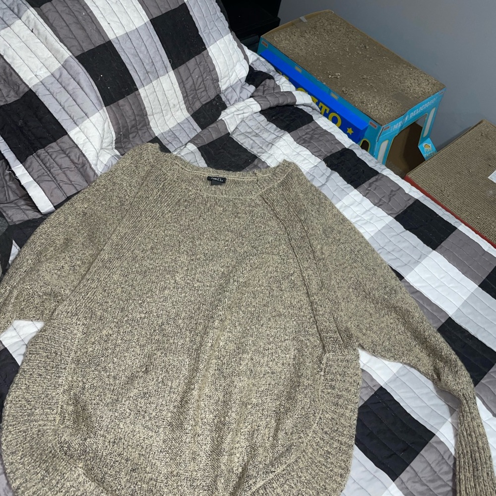 Tan sweater